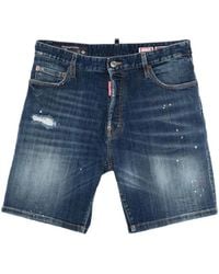 DSquared² - Distressed Shorts - Lyst