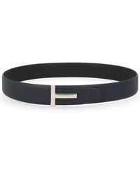 Tom Ford - Belt With Buckle "T" - Lyst