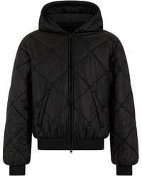 Celine - Padded Jacket With Hood - Lyst