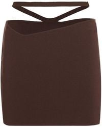 ANDREADAMO - Andreadamo Knitted Mini Skirt - Lyst