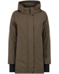 Herno - A-Shaped Down Jacket With Hood, 2 Layers - Lyst