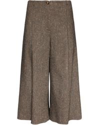 Elena Miro - Cropped Palazzo Pants - Lyst