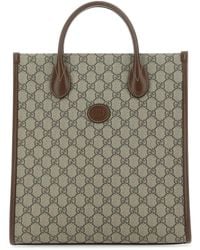 Gucci - Medium Tote With Interlocking G - Lyst
