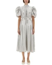 ROTATE BIRGER CHRISTENSEN - Rotate Birger Christensen Midi Dress With Sequins - Lyst