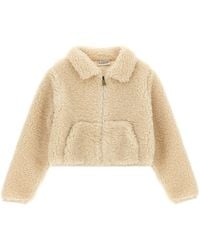 Moncler - Enfant Teddy Effect Sweatshirt - Lyst