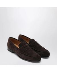 Church's - Heswall Suede Leather Loafers - Lyst