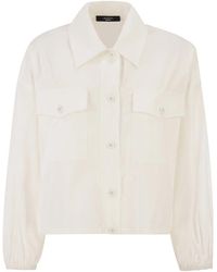 Weekend by Maxmara - Weekend Maxmara Wkiorigano – Cotton Shirt With Patch Pockets - Lyst