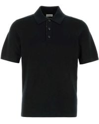 Burberry - Wool Polo Shirt - Lyst