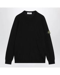 Stone Island - Logo-Patch Crew-Neck Jumper - Lyst