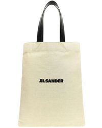 Jil Sander - 'Flat Shopper' Medium Shopping - Lyst