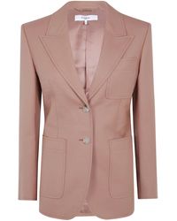 Chloé - Peak-Lapels Single-Breasted Blazer - Lyst
