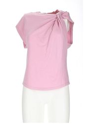 Isabel Marant - Sm Nayda T-Shirt With Knot Detail - Lyst