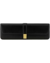 KHAITE - Leather Blake Mini Clutch Bag 40 Cm - Lyst