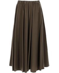 Aspesi - Poplin Midi Skirt - Lyst