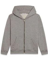 Golden Goose - Journey/ Boy's Zipped Sweatshirt Hoodie/ Melange Cotton Stolen From Golden Print - Lyst