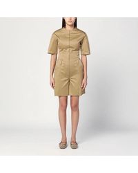 THE LATEST - Camel-Coloured Short Jumpsuit - Lyst