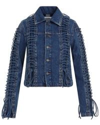 Jean Paul Gaultier - Vintage Corset Denim Jacket - Lyst