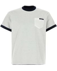 Prada - Crew Neck T-Shirt - Lyst