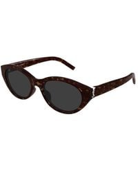 Saint Laurent - Sunglasses Sl M148 002 Havana Havana/18/140 - Lyst