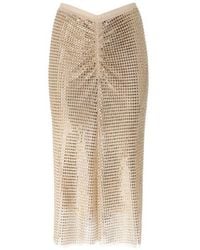 Pinko - Polyester Elastane Skirt - Lyst