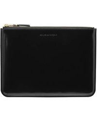 Comme des Garçons - Mirror Inside Logo Zip Pouch Wallet - Lyst