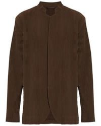 HOMME PLISSÉ - Homme Plisse Homme Plisse Issey Miyake Button Plissé Jacket - Lyst