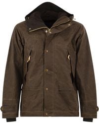 Manifattura Ceccarelli - Waxed Cotton Hooded Jacket - Lyst