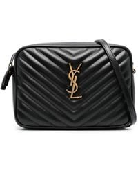 Saint Laurent - Quilted Lou Crossbody Bag - Lyst