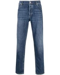 Brunello Cucinelli - Five-Pocket Traditional Fit Trousers - Lyst