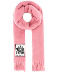McQueen - Alpaca Blend Scarf - Lyst