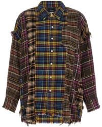 R13 - Patchwork Shirt - Lyst
