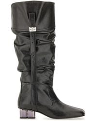 Ganni - Slouchy Boot "Butterfly" - Lyst