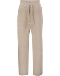Majestic - Trousers With Drawstring Waist - Lyst