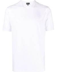 Giorgio Armani - Cotton T-Shirt - Lyst