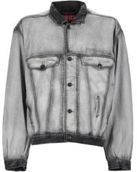DIESEL - Jacket D-Denver-Fsi Cotton Cly - Lyst