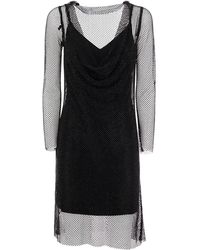 Max Mara - Vezzo Mini Dress With Strass - Lyst