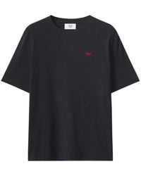 Maison Kitsuné - Maison Kitsuné Profile Fox Cotton T-Shirt - Lyst