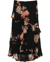 Zimmermann - Hypnotic Asymetric Midi Skirt - Lyst