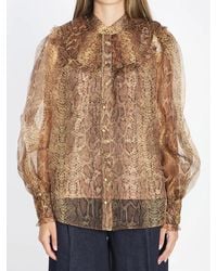 Zimmermann - Hypnotic Smocked Blouse - Lyst