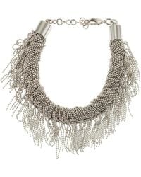Fabiana Filippi - Multi-Strand Fringe Necklace - Lyst
