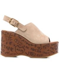 Chloé - Wedge Sandals "Maxime" - Lyst