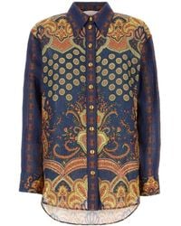 Valentino Garavani - Printed Linen Shirt - Lyst