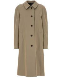 Miu Miu - Gabardine Reversible Trench Coat - Lyst