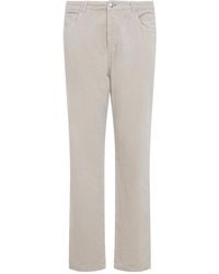 Brunello Cucinelli - Sabbia Perla Cotton Chino Pants - Lyst