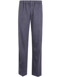 Lardini - "Easy Wear" Regular Fit Trousers - Lyst
