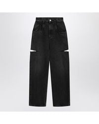Maison Margiela - Washed Jeans With Side Rips - Lyst