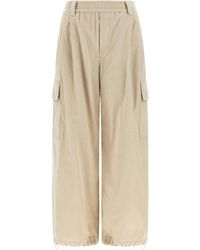 Brunello Cucinelli - 'Baggy Cargo' Pants - Lyst