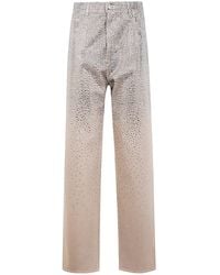 Golden Goose - "Journey W's" Pant Kim Cotton Denim Full Sky Wash With Cr - Lyst