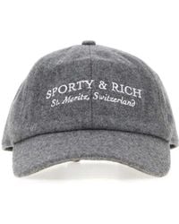 Sporty & Rich - Sporty & Rich Signature Logo Wool Hat - Lyst