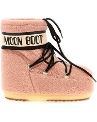 Moon Boot - Icon Low Fleece Ankle Boots - Lyst